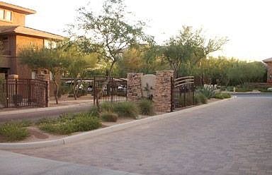 One gated entrance