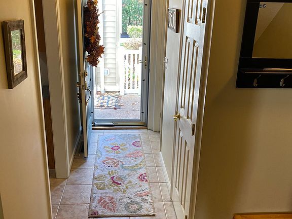 Front door and hallway