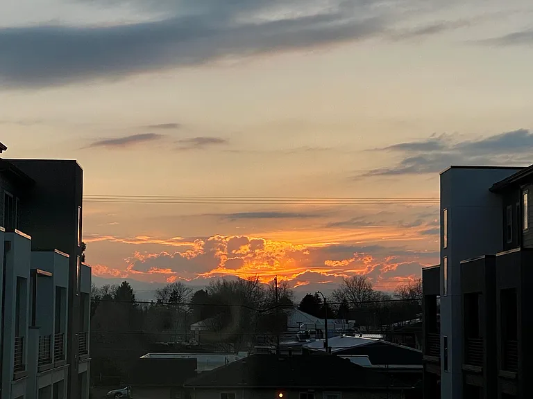 GORGEOUS SUNSET from Balcony