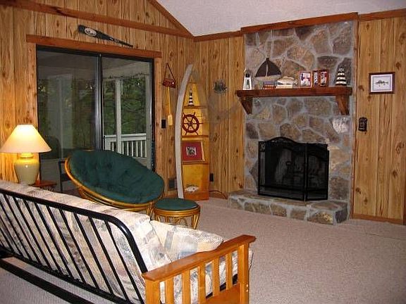 Family Open to Kitchen and Dining Area