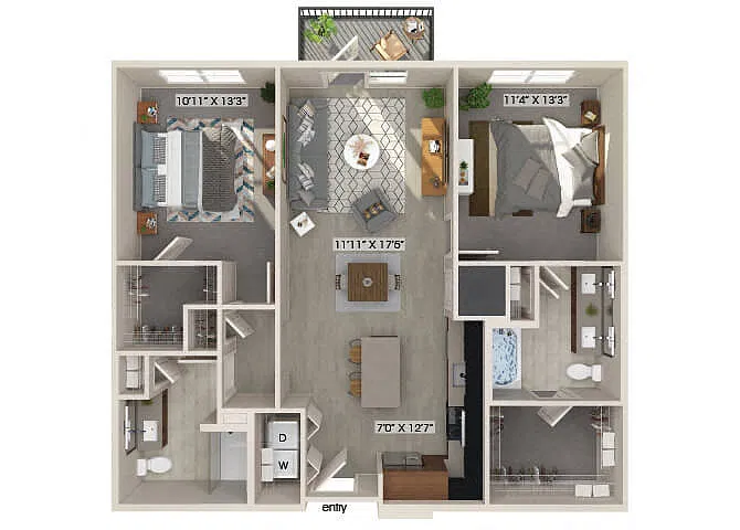 Floor plan B1