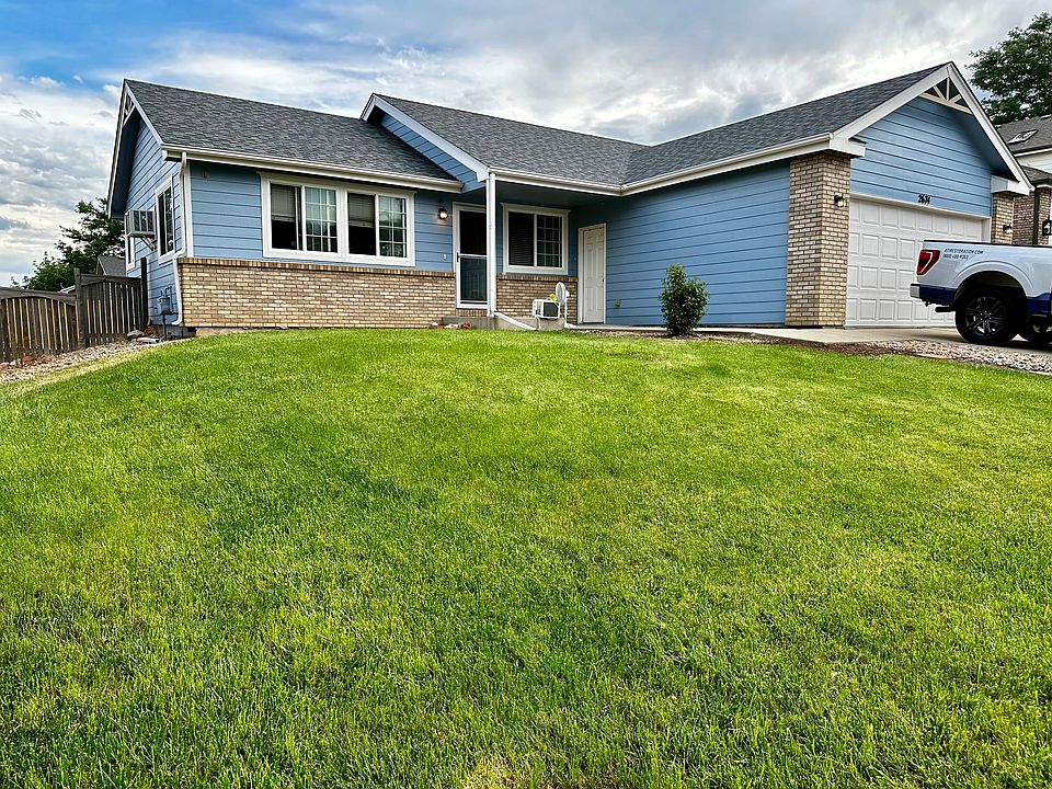 Front yard with sprinkler system