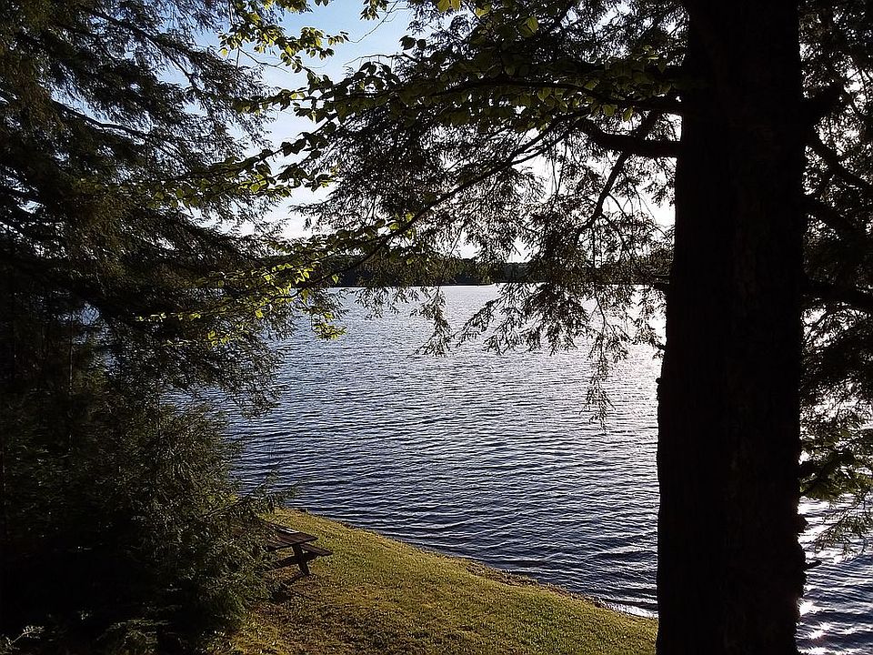 View of the lake.
