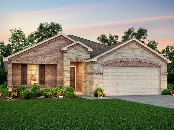 Exterior R - The Eastgate plan, a one-story home with 2-car garage