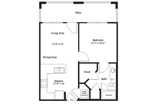 Floor plan Oaks 4.A1