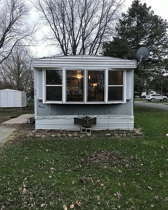 Front of Mobile Home