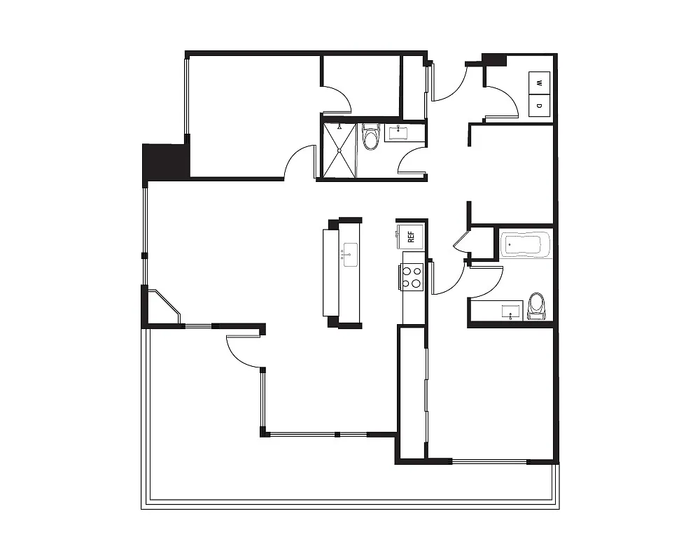 Floor plan B2QD