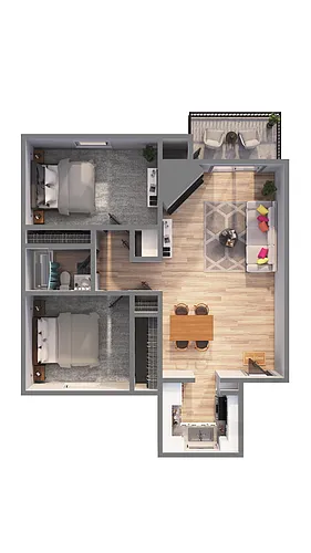 Floor plan B1
