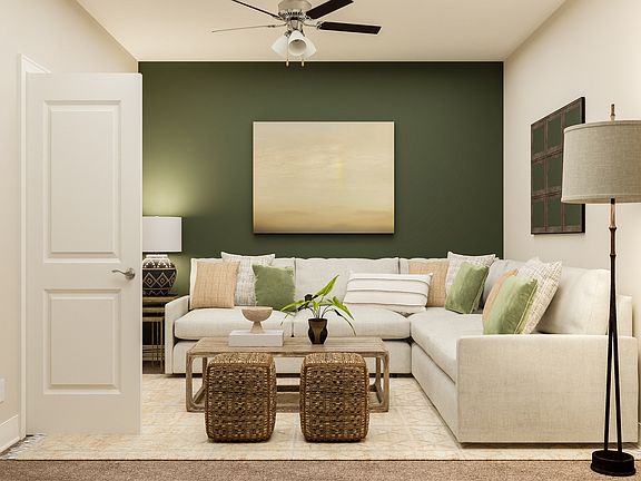 There are two media rooms in the home