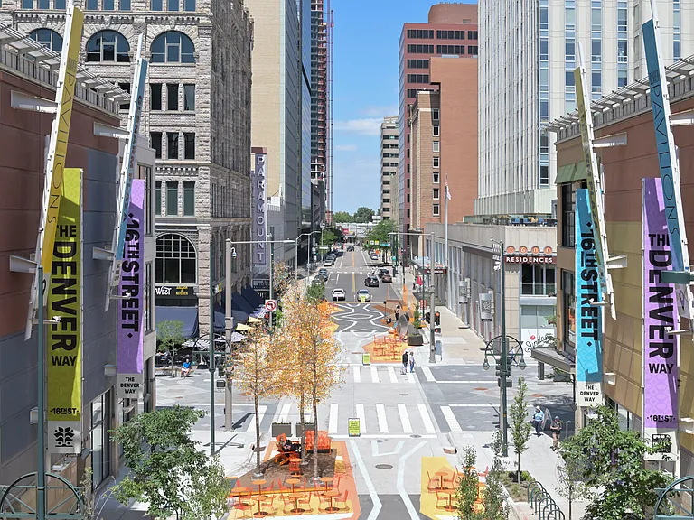 Shop at the Denver Pavilions on 16th Street just steps from your front door