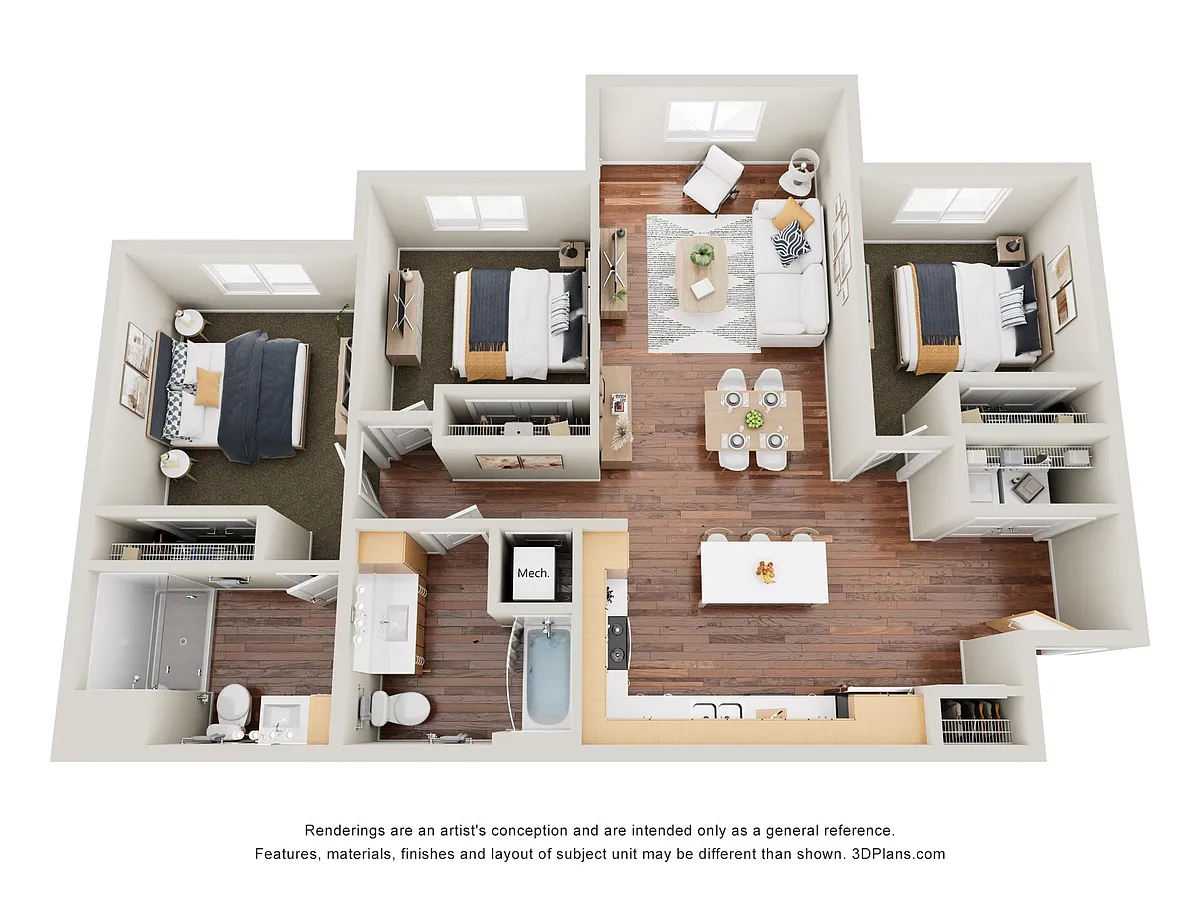 Floor plan 3B