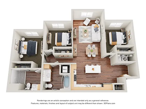 Floor plan 3B