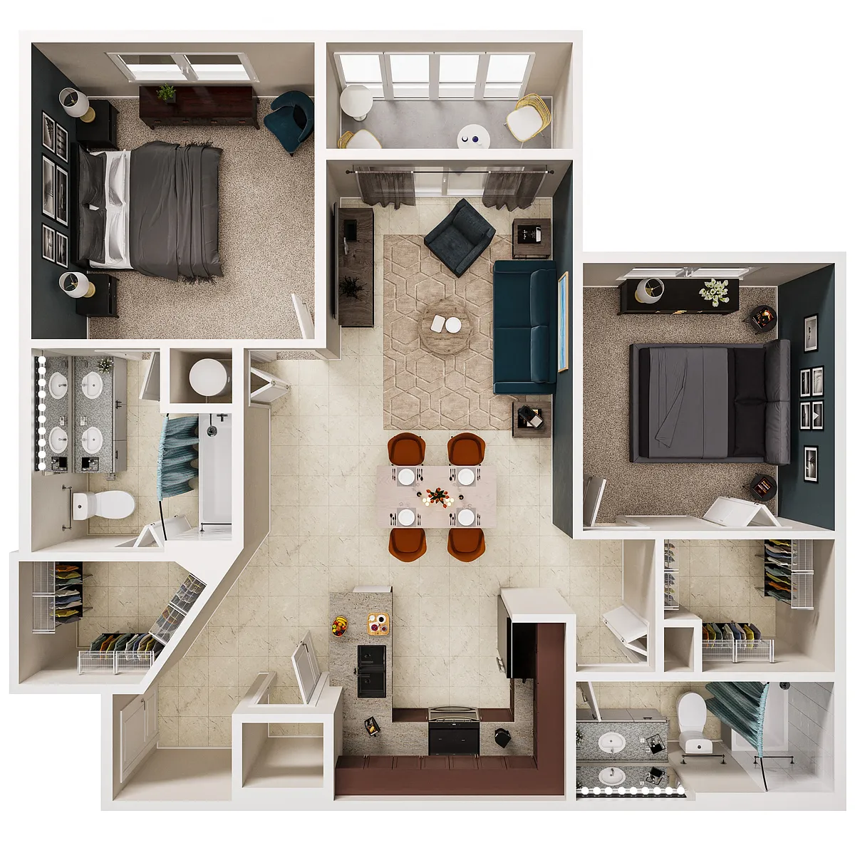 Floor plan B1