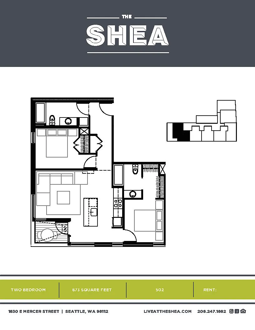 Floor plan 2 Bedroom