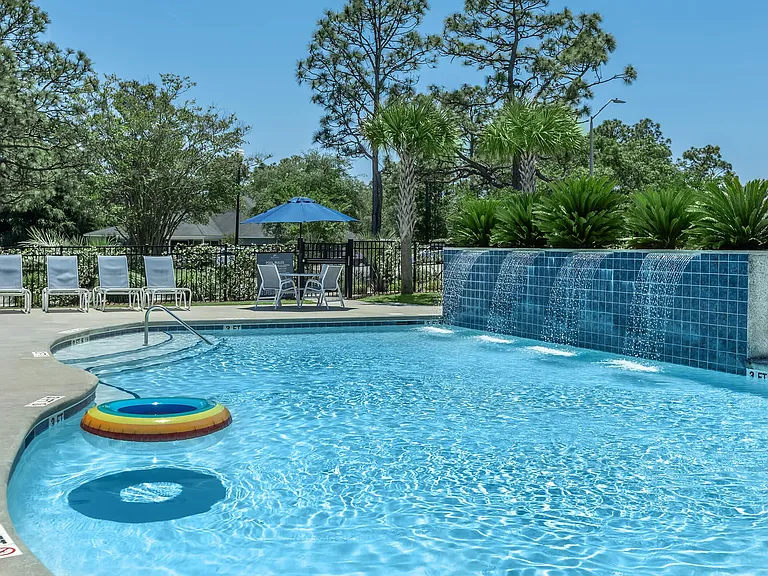 OUTDOOR OASIS AT THE TOWNHOMES AT BEAU RIVAGE