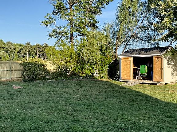Back with shed
