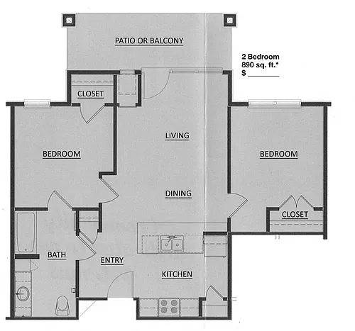 Floor plan 2X1
