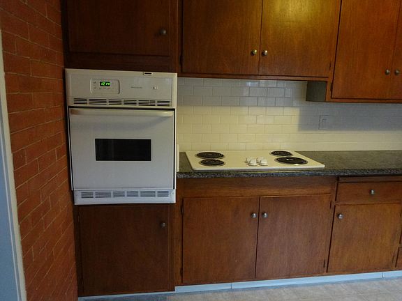 Kitchen with new stove and oven
