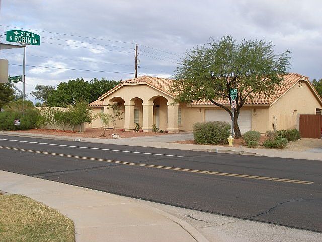 Front looking north