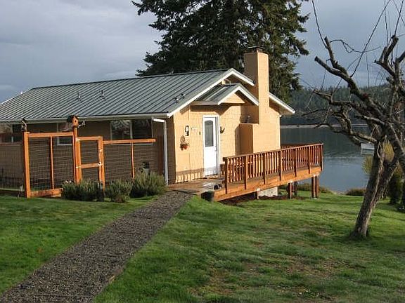 rear view of the home