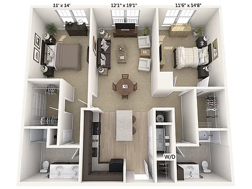 Floor plan B7