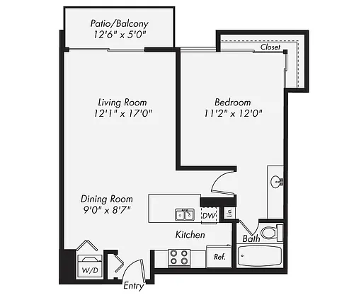 Floor plan A2-WD