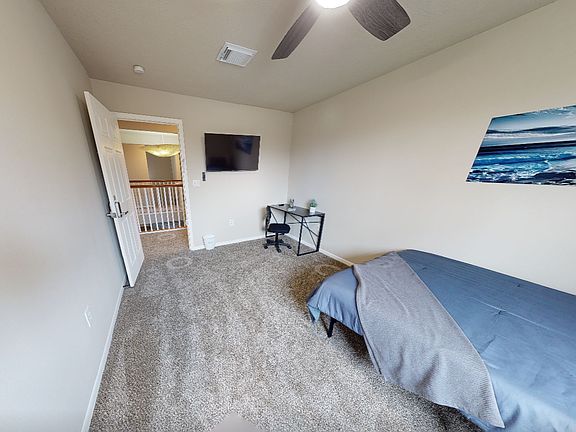 Spacious and has your own Television and Working space