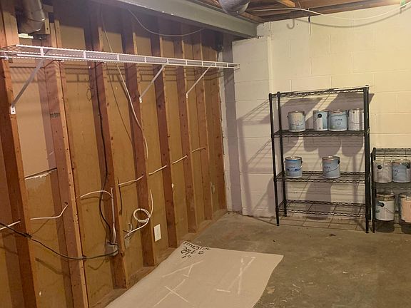 unfinished storage lower level