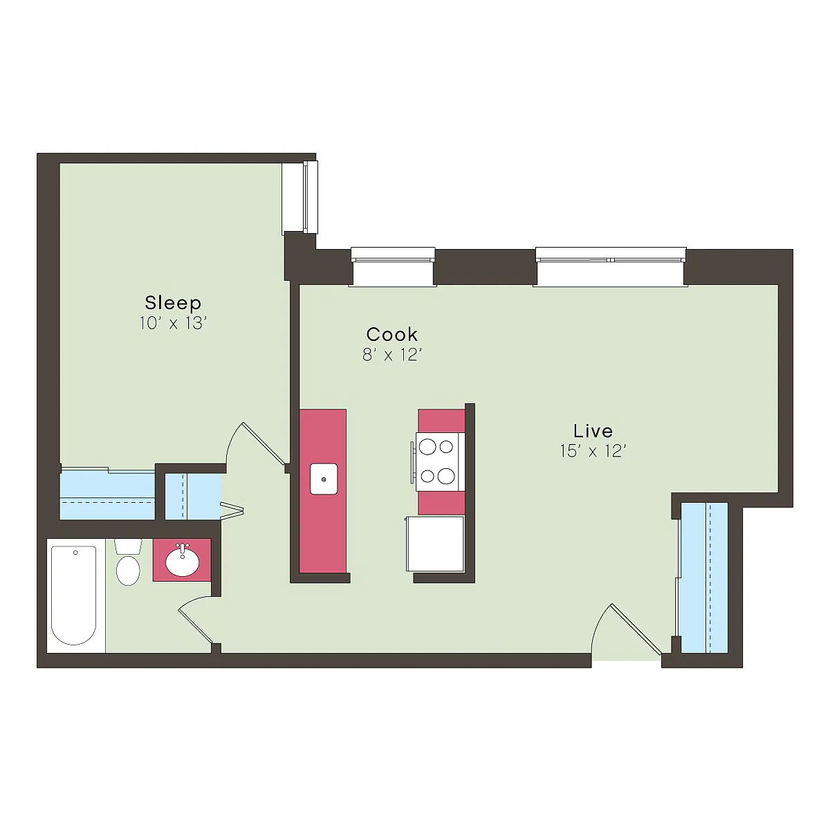 Floor plan 811E-1B4