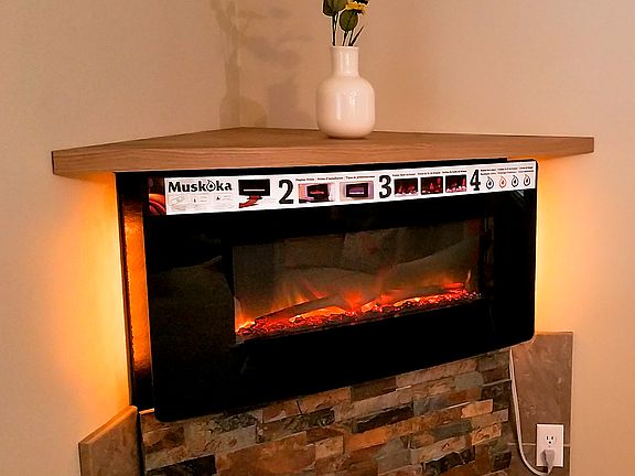 warming stone fireplace