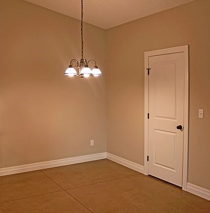 Dining room open to kitchen