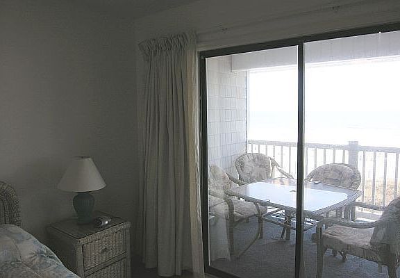 View of Balcony from Master Bedroom