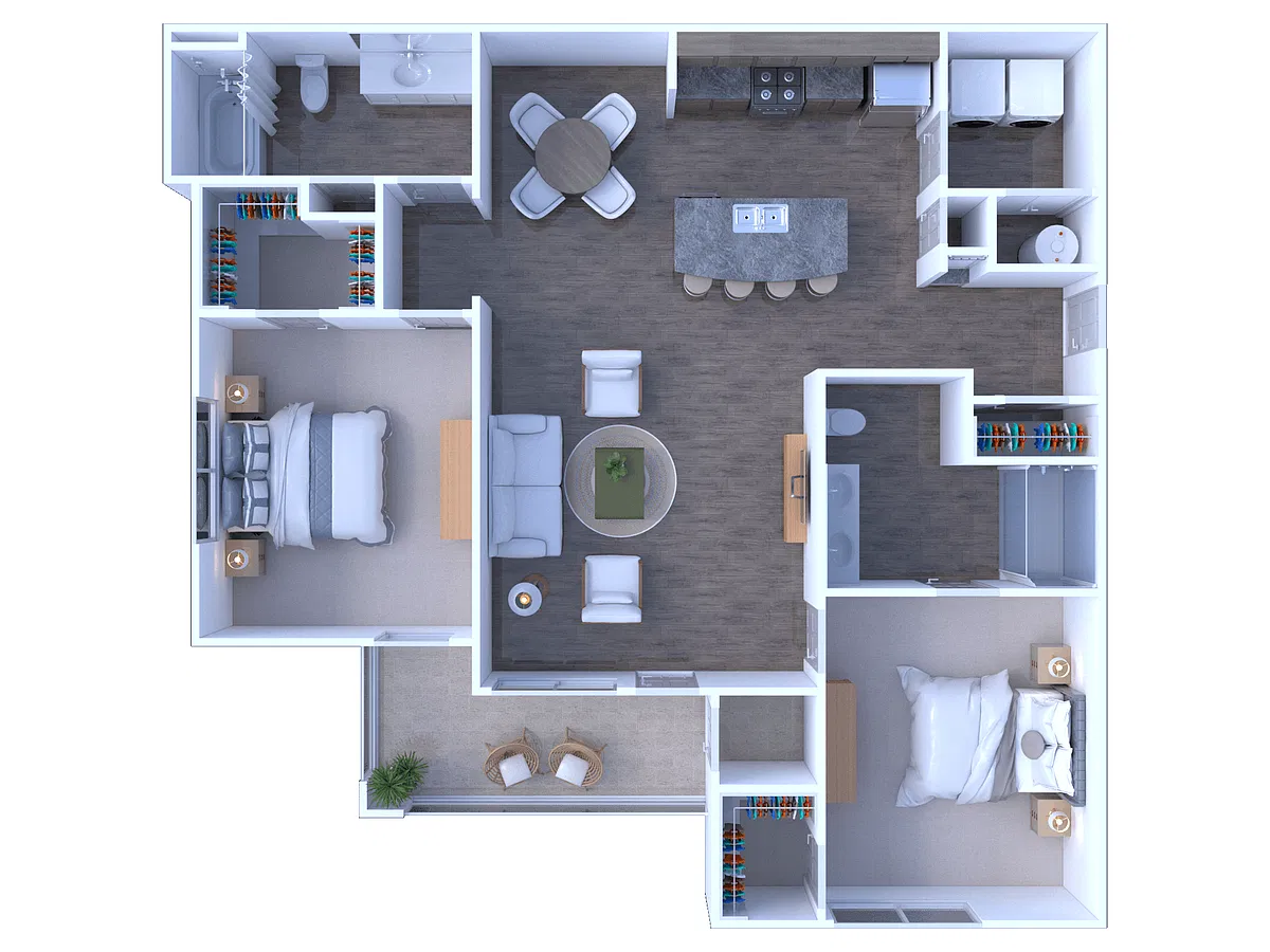 Floor plan B1A