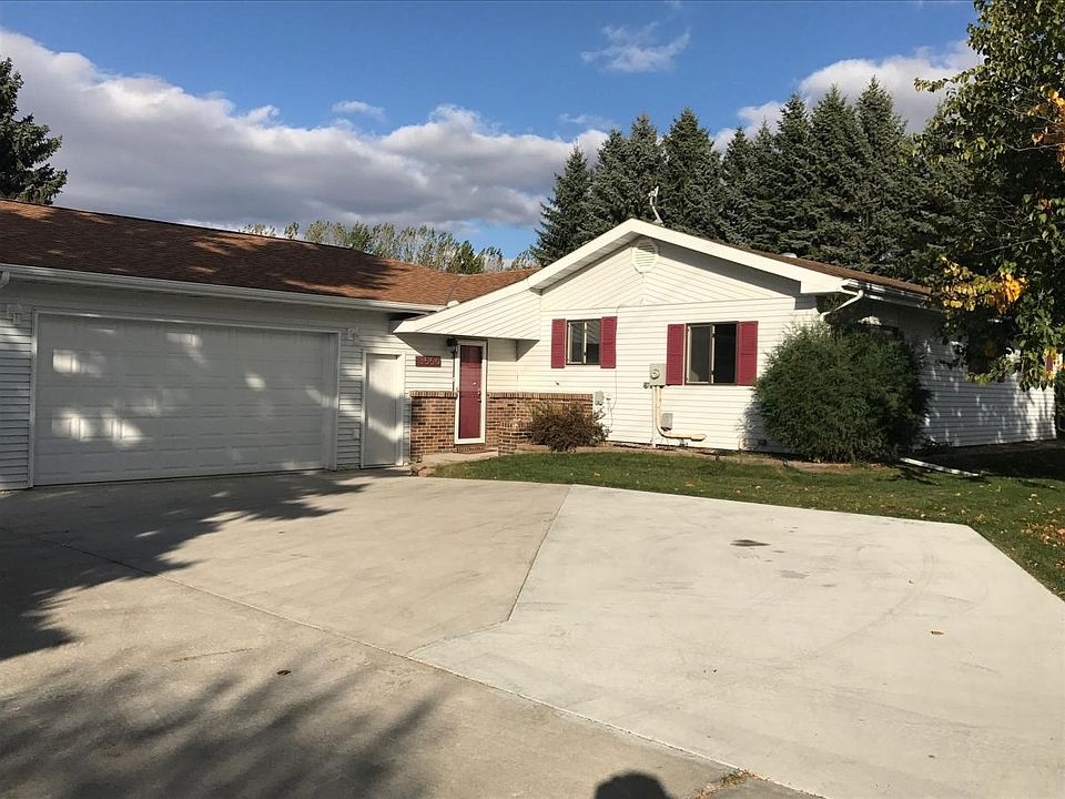 Entrance & attached garage