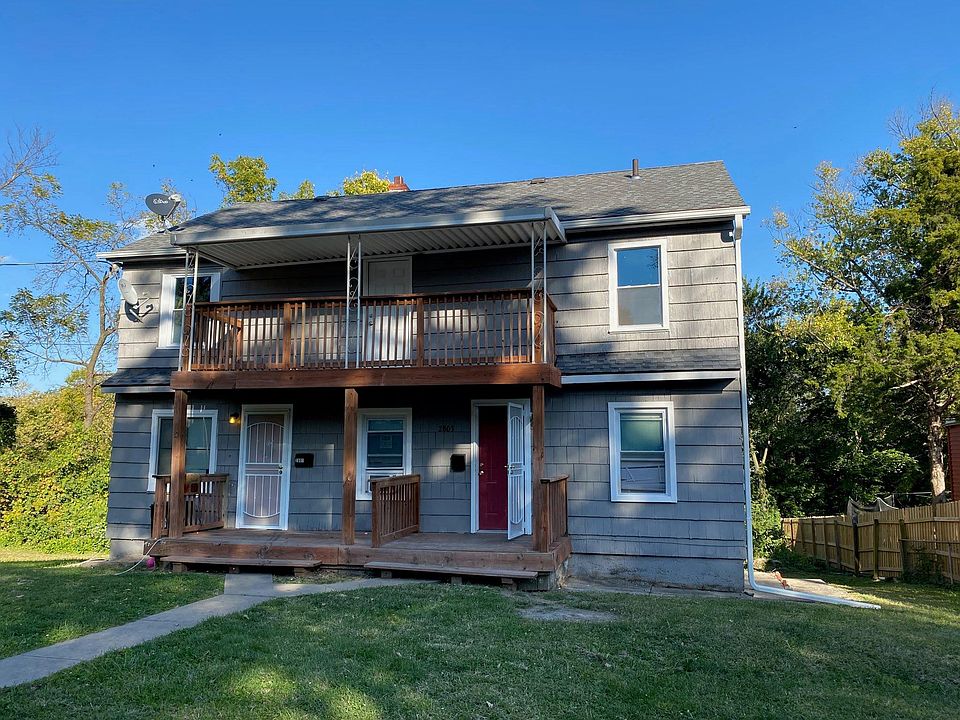 2803 Topping ave , Unit on the right with red door painted , also security door in white