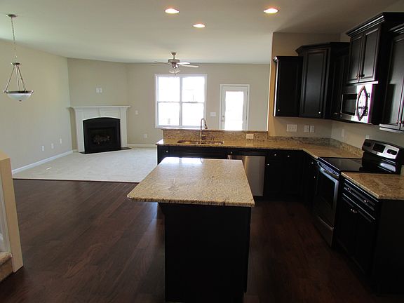 kitchen and main living area