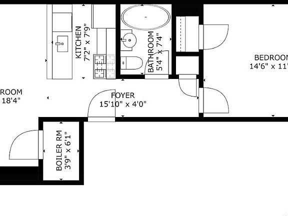 2nd image of 597 Saint Marks Ave #B