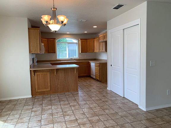 Dining room and kitchen
