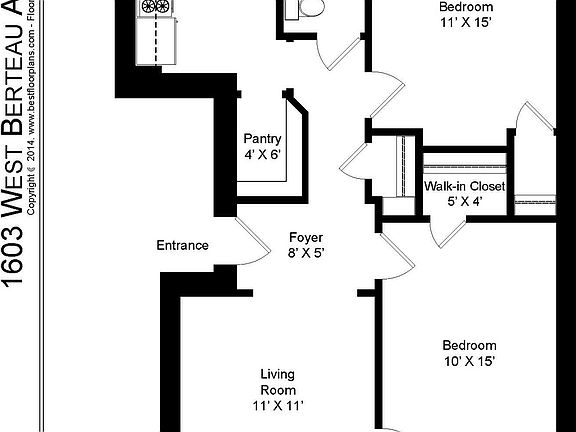 5th image of 1601 W Berteau Ave #16031