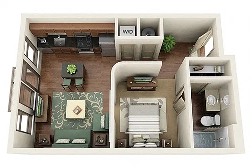 Floor plan Summit Studio