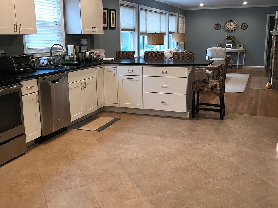 Open concept kitchen and living room