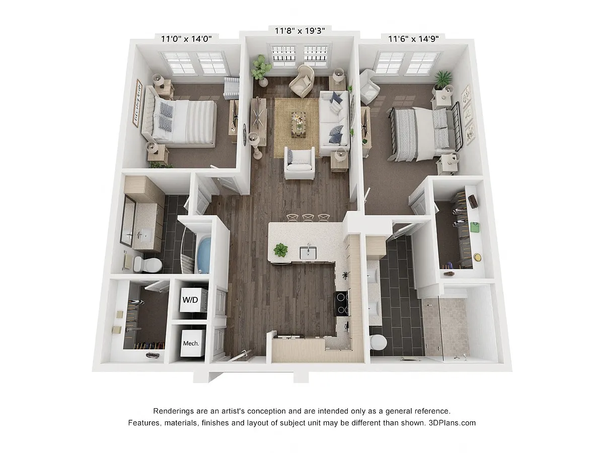 Floor plan B1