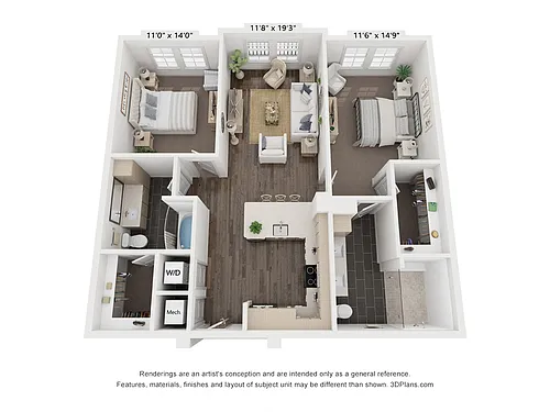 Floor plan B1