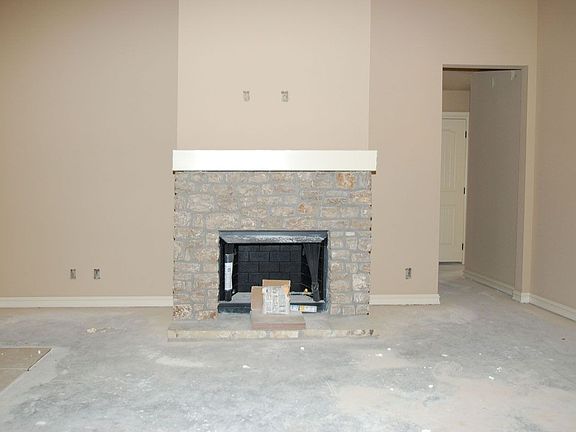 Stone fireplace in Great Room
