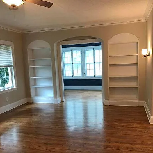 built in bookcases