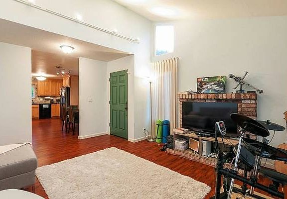 Fireplace in living room