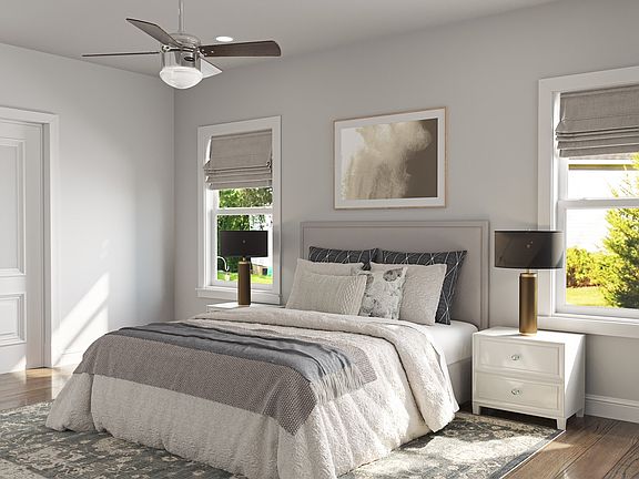 Interior rendering - primary bedroom