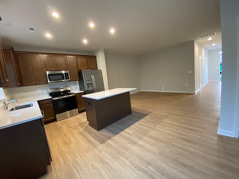 Kitchen and Living Room