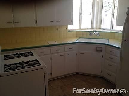 New tile floors in the kitchen, 2013.