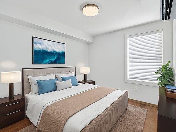 Virtually Staged bedroom